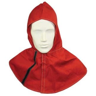 Flame Retardant Velcro Hood with Cape
